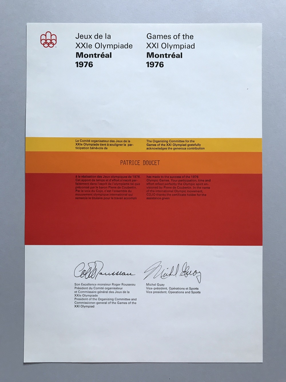 Certificate - volunteer