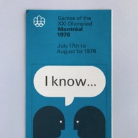 I Know informational pamphlet