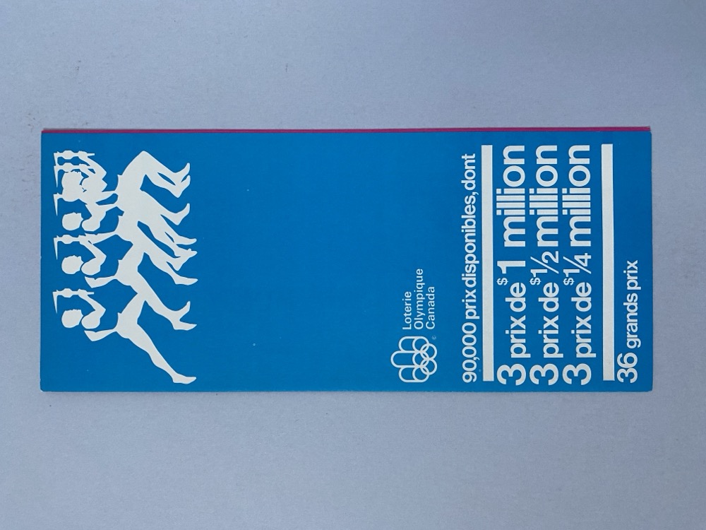 Lottery pamphlet