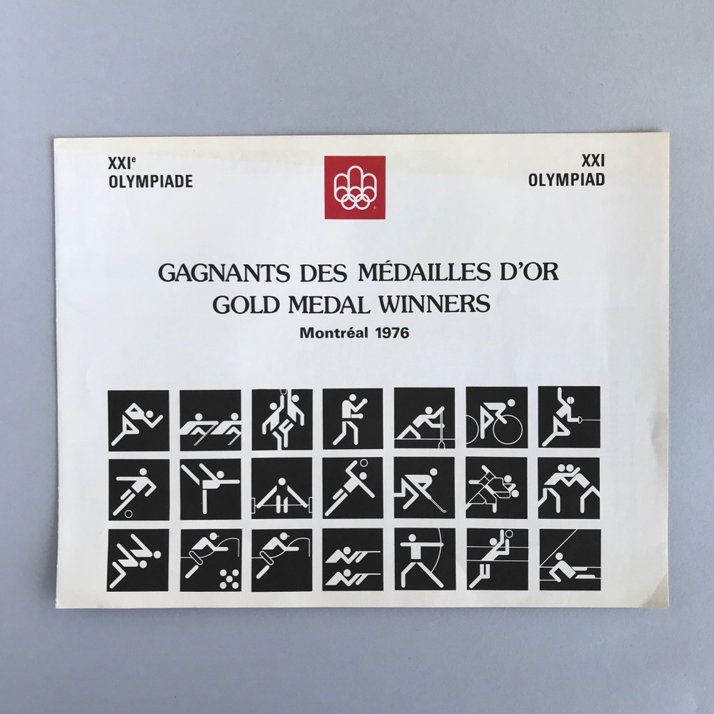 Gold Medal Winners pamphlet