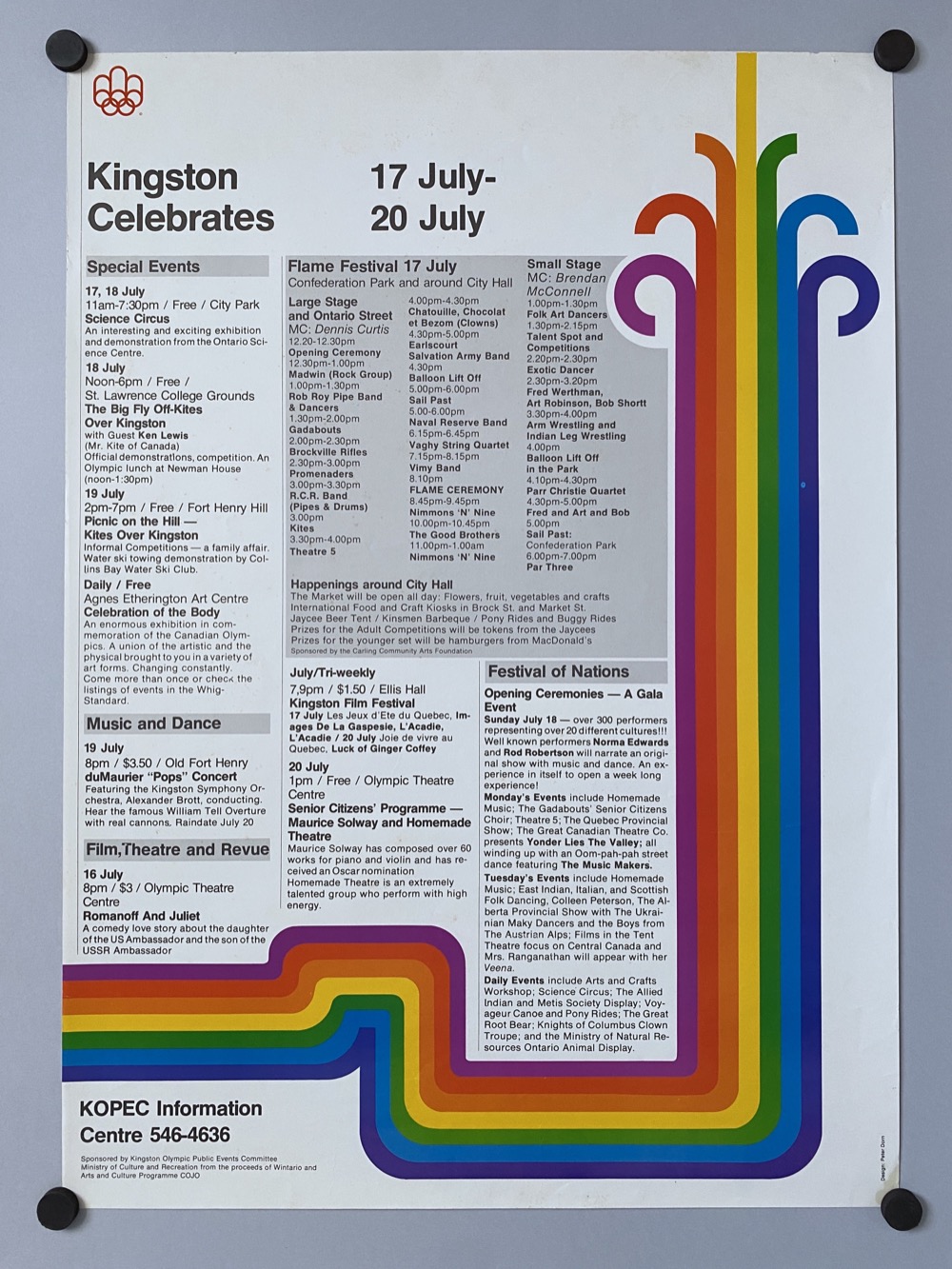 Kingston Celebrates poster