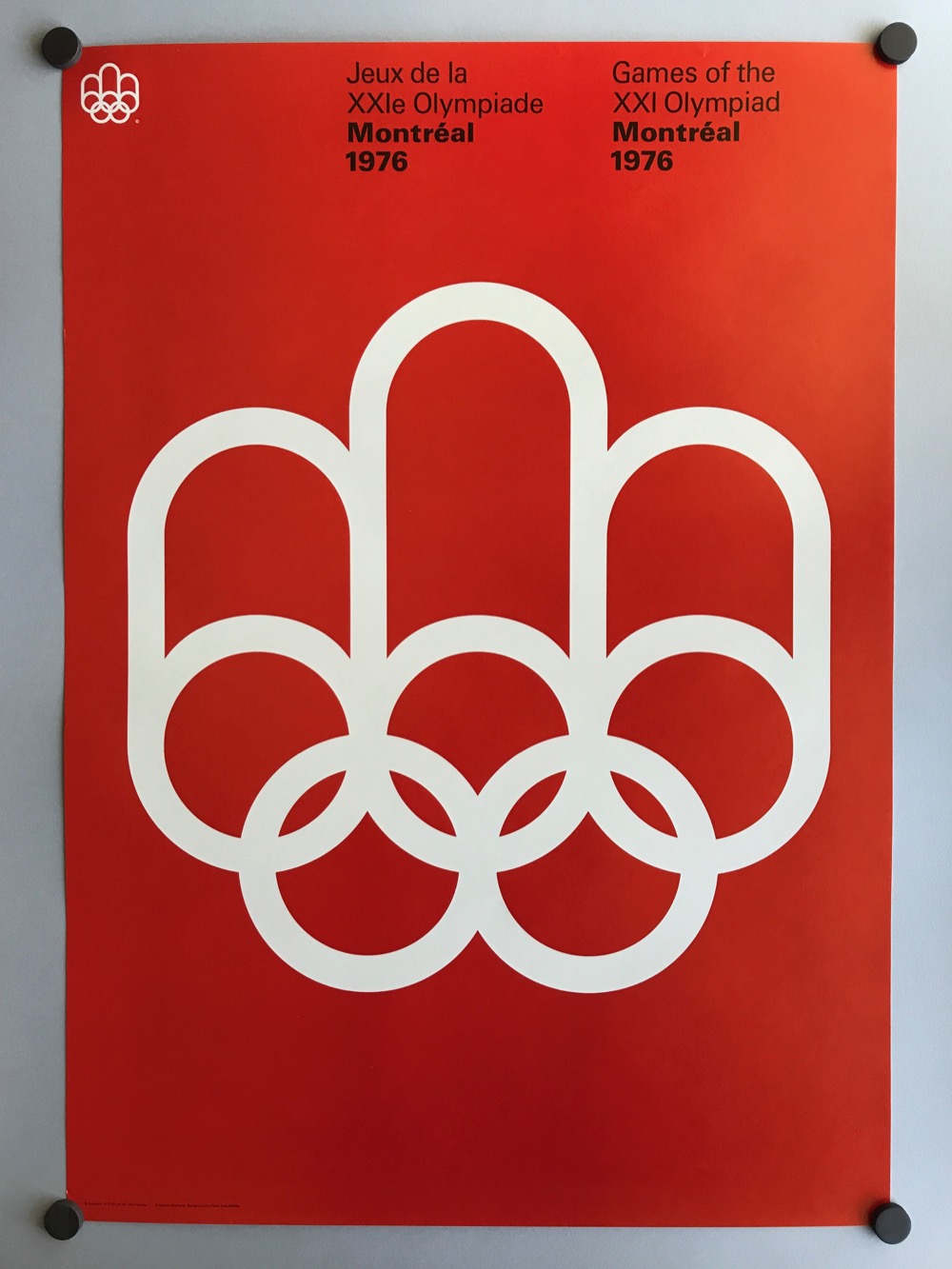 Logo poster - red