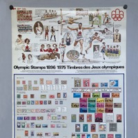Canada Post Olympic stamps poster - international