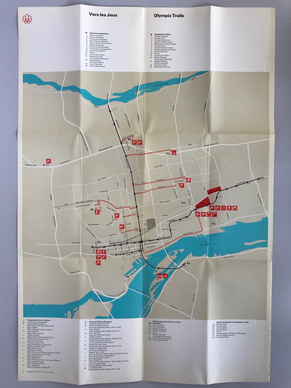 Olympic Trails poster - front