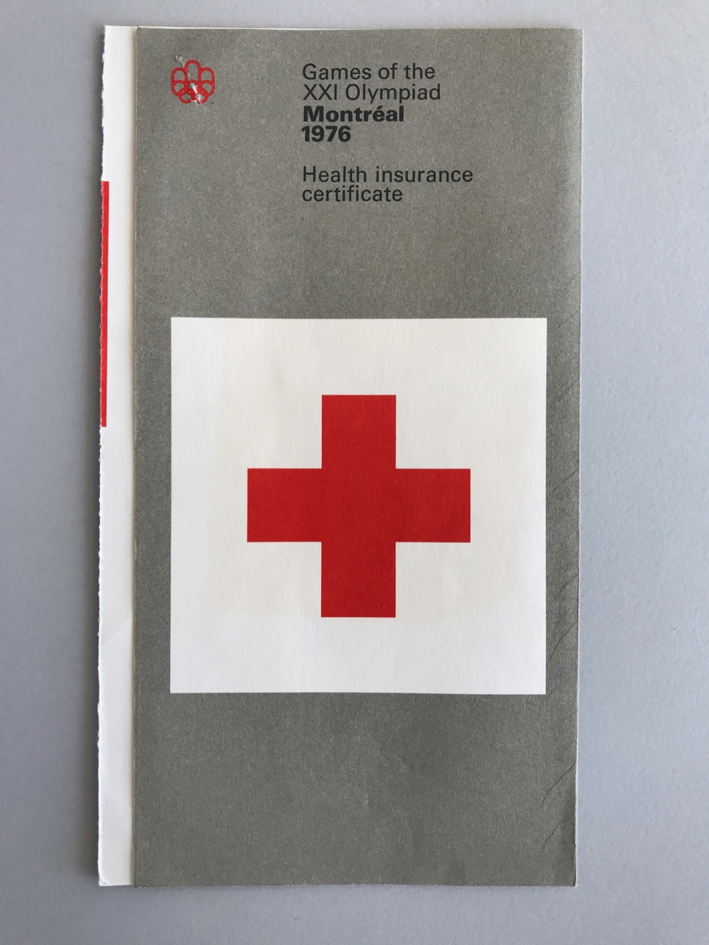 Health insurance certificate