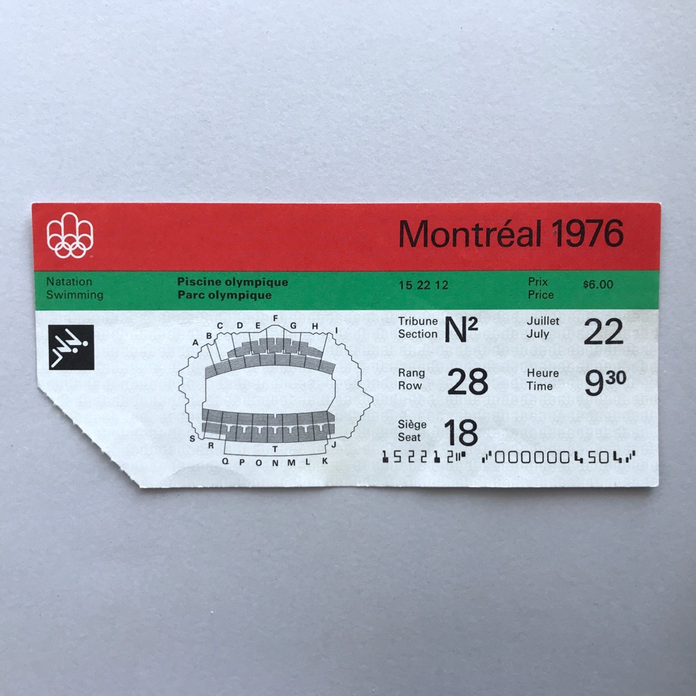Swimming ticket
