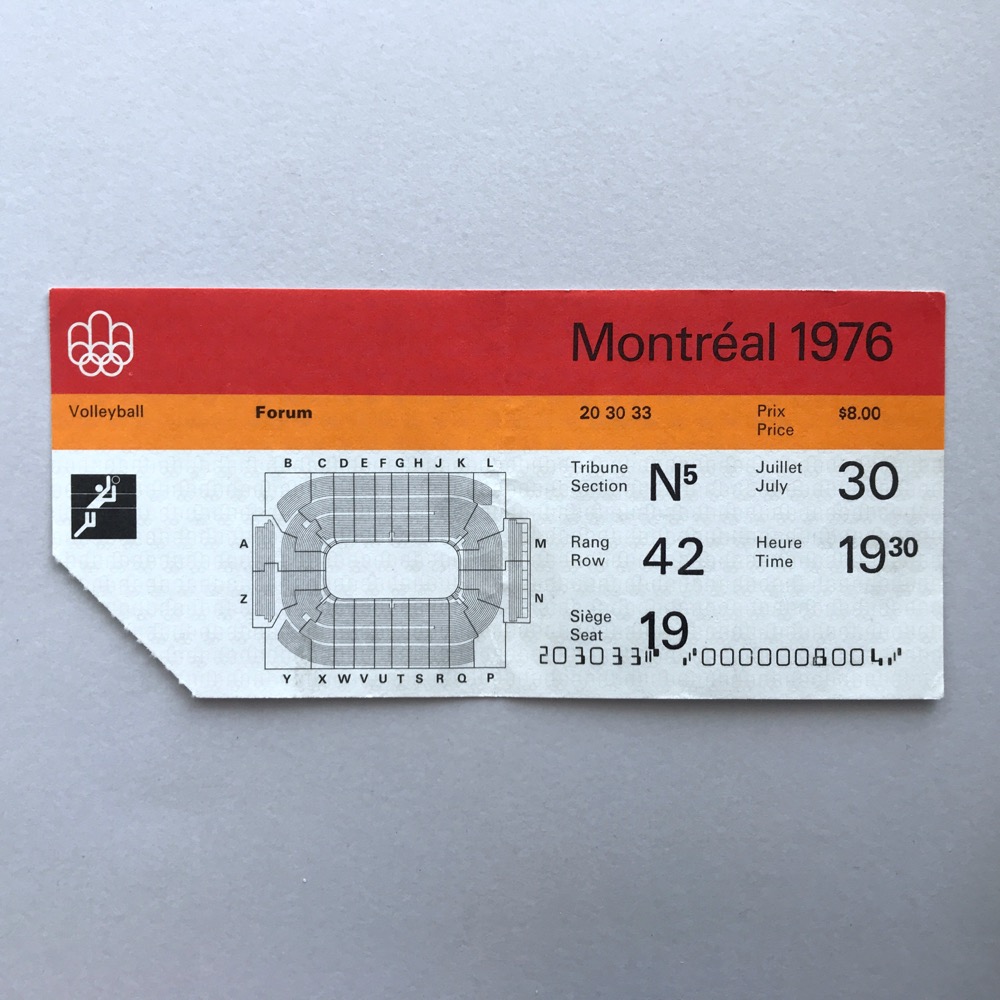 Volleyball ticket